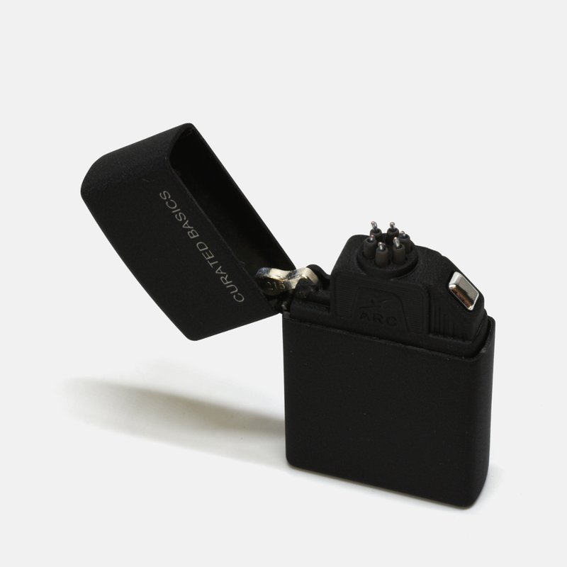 Curated Basics Re-chargable Electric Lighter In Black