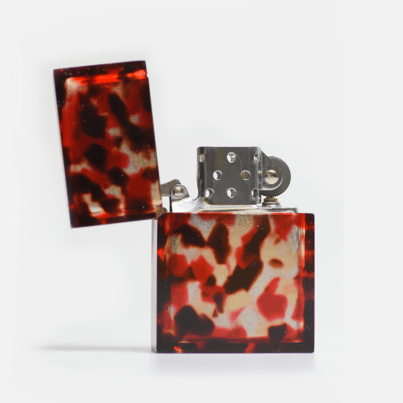 Shop Curated Basics Red Shell Zippo Style Lighter