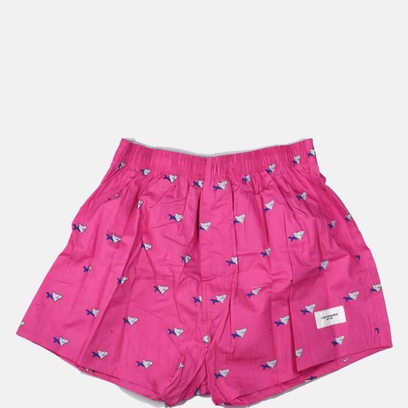 Curated Basics Shark Boxer In Pink
