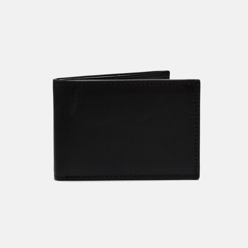 Curated Basics Slim Classic Bill-fold Wallet In Black