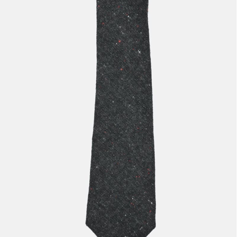 Curated Basics Speckled Charcoal Grey Wool Tie