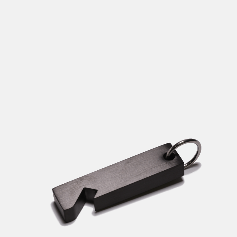 Curated Basics Steel Bottle Opener In Grey