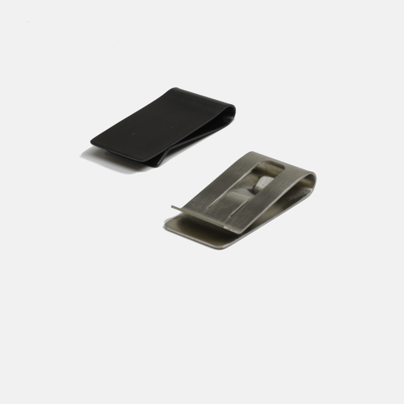 Curated Basics Steel Money Clip In Black