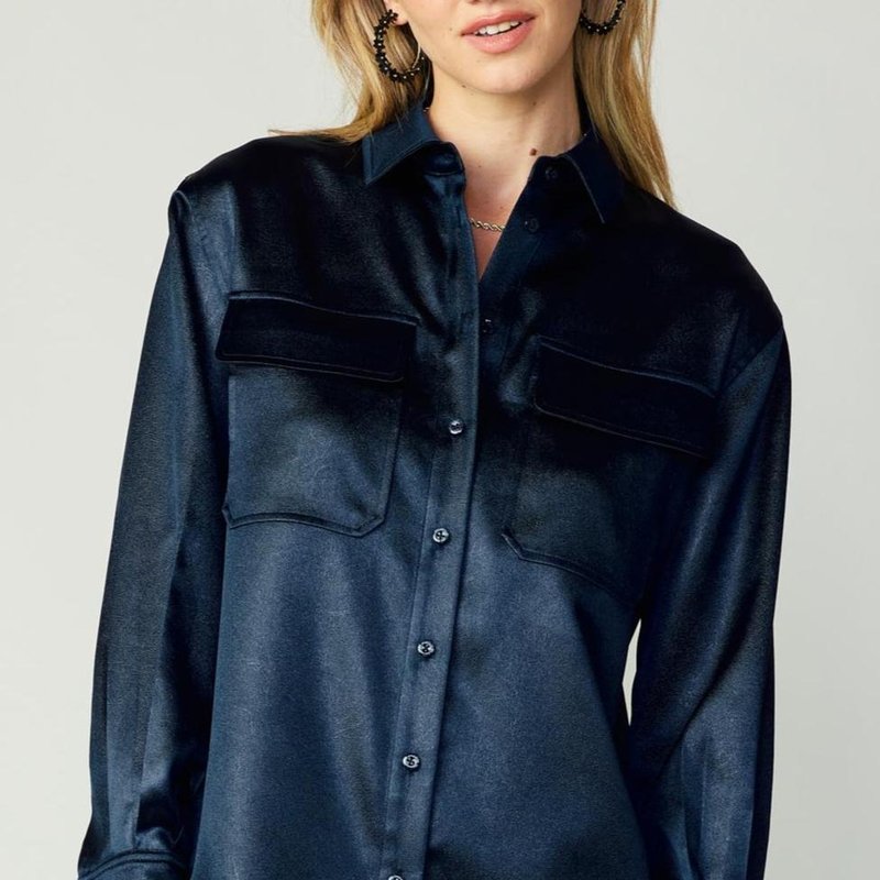 Shop Current Air Button Up Top In Blue