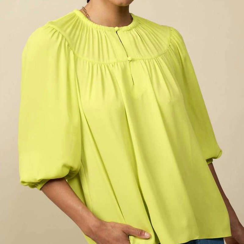 Shop Current Air Mama Mia Top In Green