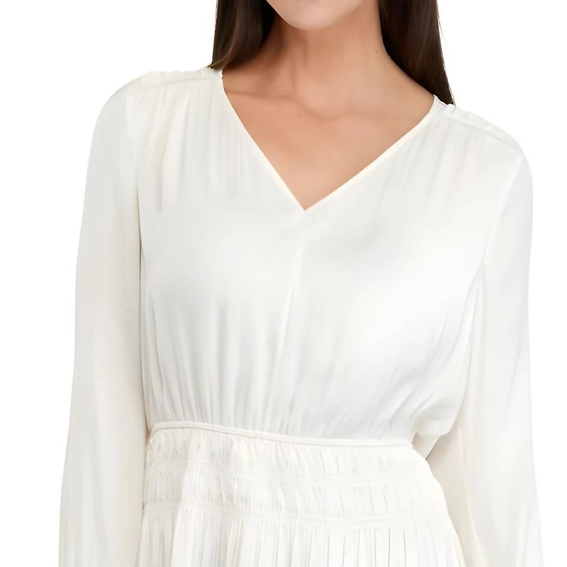 Shop Current Air Rouched Waist Top In White
