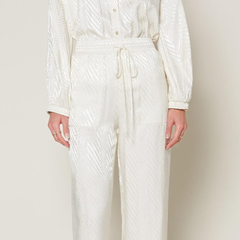 Shop Current Air Textured Ankle Pant In White