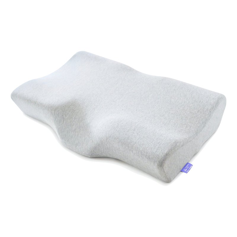 Cushion Lab Neck Relief Ergonomic Cervical Pillow In Grey