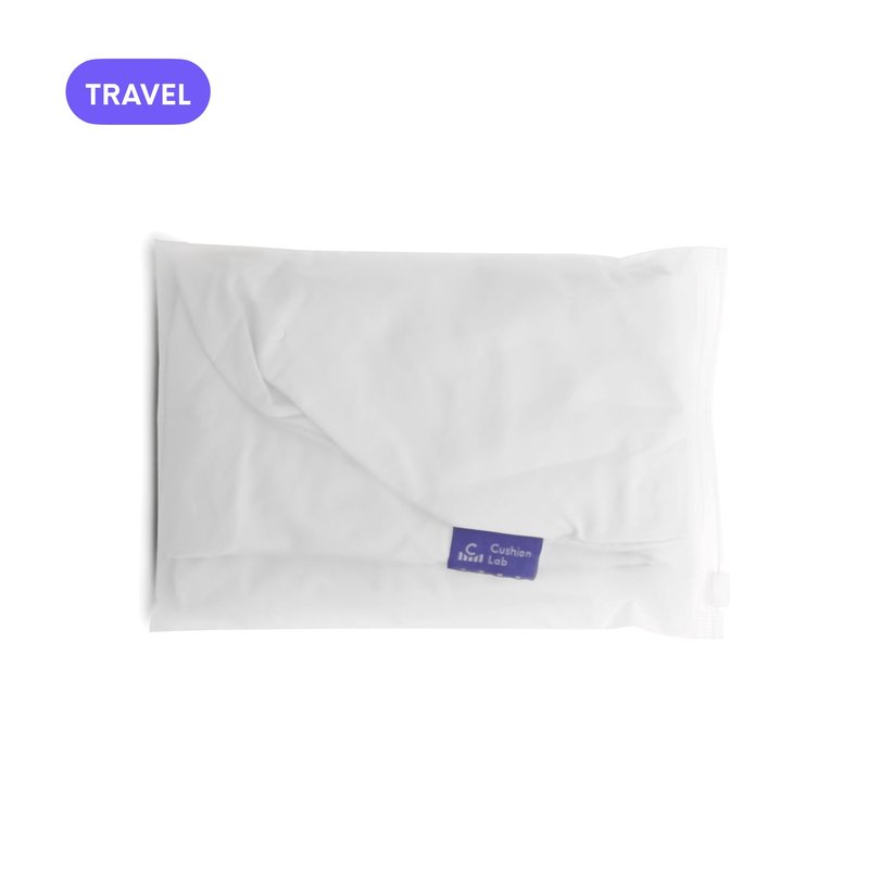Cushion Lab Travel Deep Sleep Pillow Cover In Grey