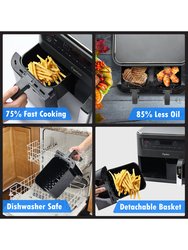 Smart 6-In-1 Air Fryer With 2 Independent Frying Baskets