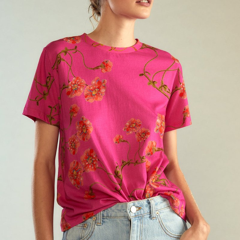 Cynthia Rowley Everyday Tees In Pink