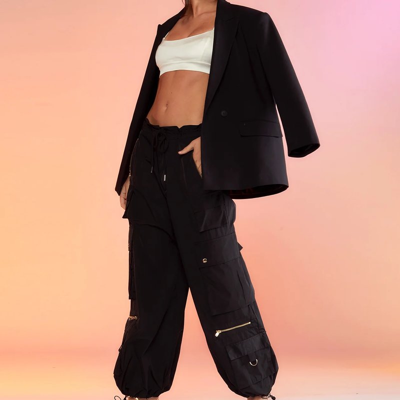 Shop Cynthia Rowley Kim Cargo Pant In Black