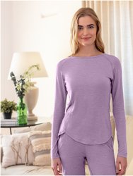 Sleep Long Sleeve Top Women Nattwell™ Sleep Tech - Lavender Melange