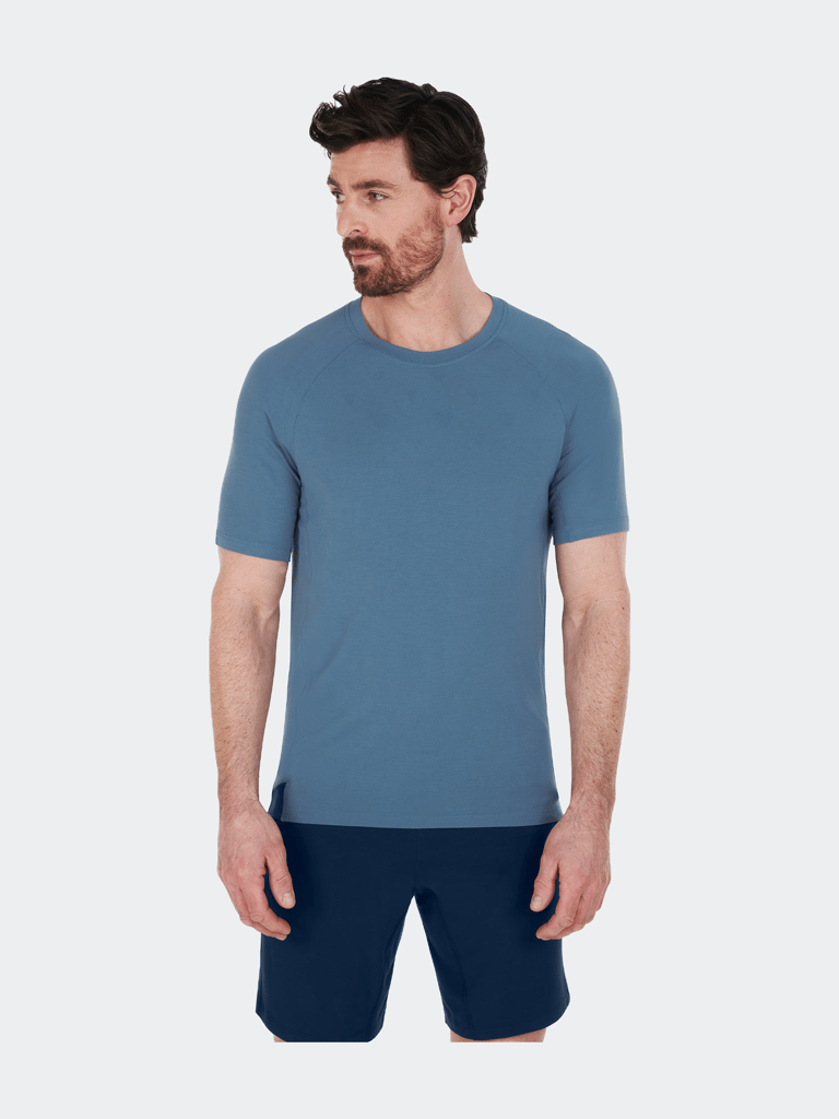 Sleep T-Shirt Men Nattwell Sleep Tech - Midnight Blue I Still Blue