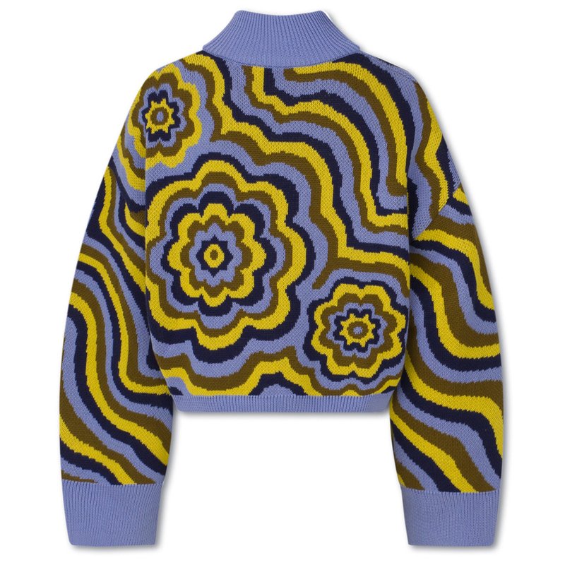 Shop Daige Jojo Knit Sweater In Yellow
