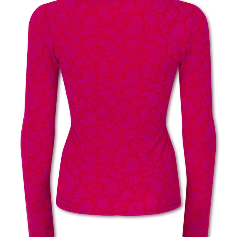 Shop Daige Marsha Cycling Jersey Top In Pink