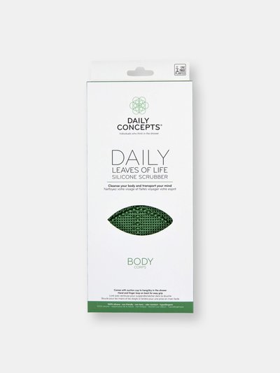 Daily Concepts Daily Leaves of Life Body Silicone Scrubber product