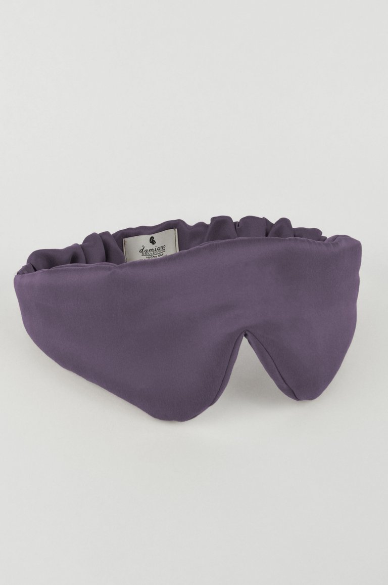Washed Silk Eye Mask in Lavender - Default Title