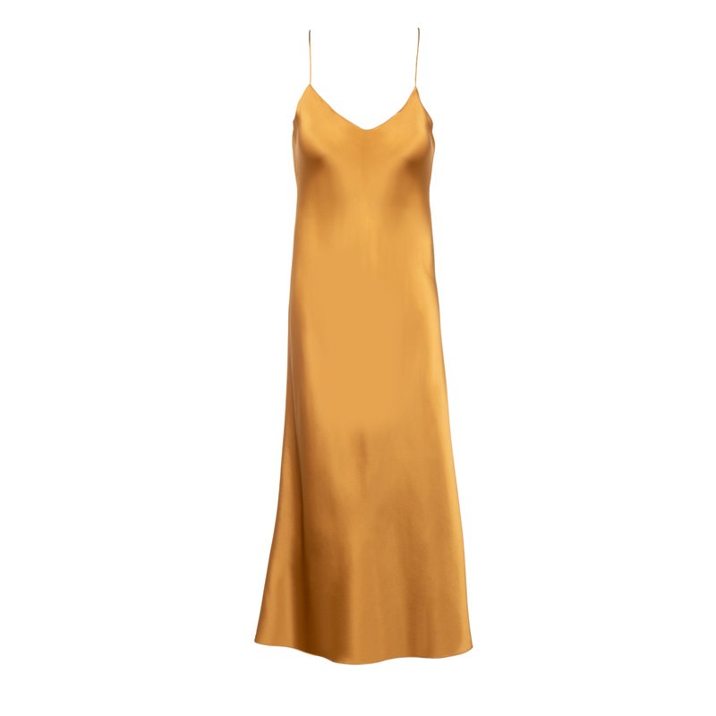 Dannijo New Bronze Midi Slip Dress