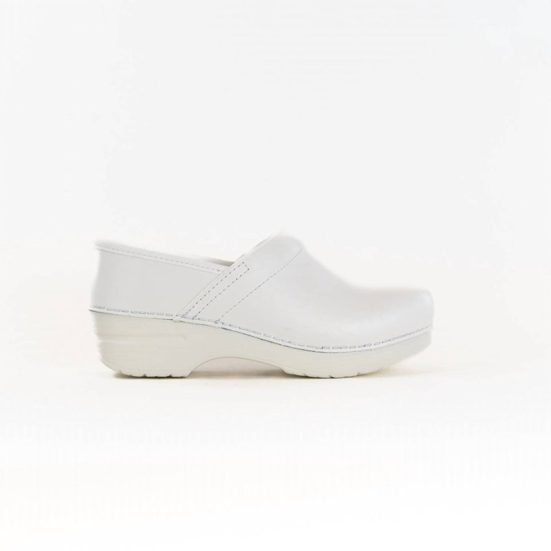 Shop Dansko Women's Pro Clog Shoes In White