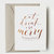 Eat, Drink, Be Merry Greeting Card
