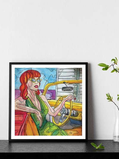 Darling Spring Redhead Fine Art Print product
