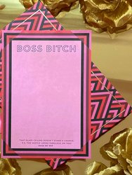 Boss Bitch Notepad Box