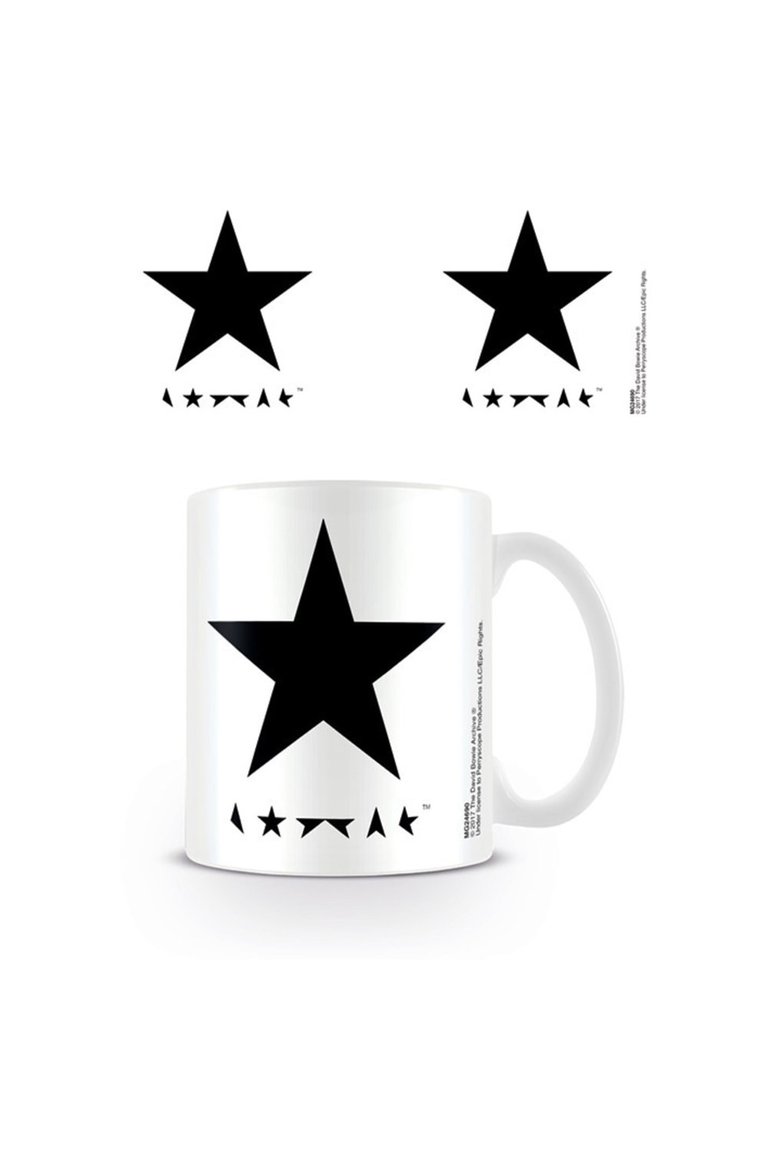 David Bowie Blackstar Mug - White/Black
