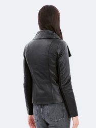 Angular Leather Jacket