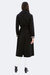 Celine Double-Face Wrap Coat with Printed Houndstooth Interior