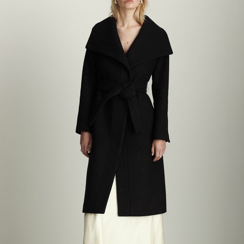 Shop Dawn Levy Gisele Coat In Black