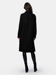 Natalie Double Faced Wool Coat with Fur Trim