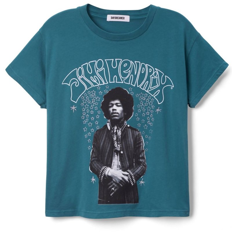 Shop Daydreamer Jimi Hendrix Solo Tee In Blue