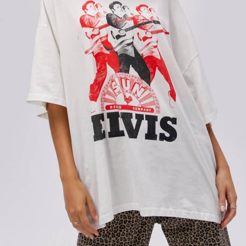 Shop Daydreamer Sun Records X Elvis Os Tee In White