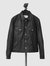 Men's Frankie Leather Jacket - Black