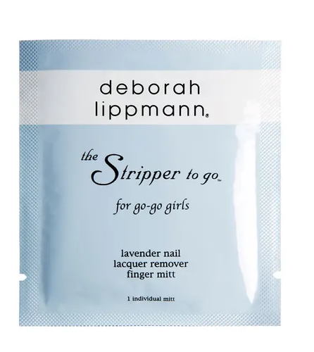Deborah Lippmann The Stripper To Go Nail Lacquer Remover Mitts In Blue