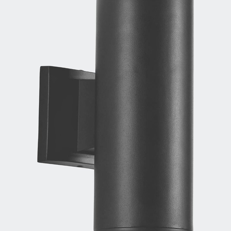 Defong 11" Integrated Led Outdoor Wall Sconce In Black
