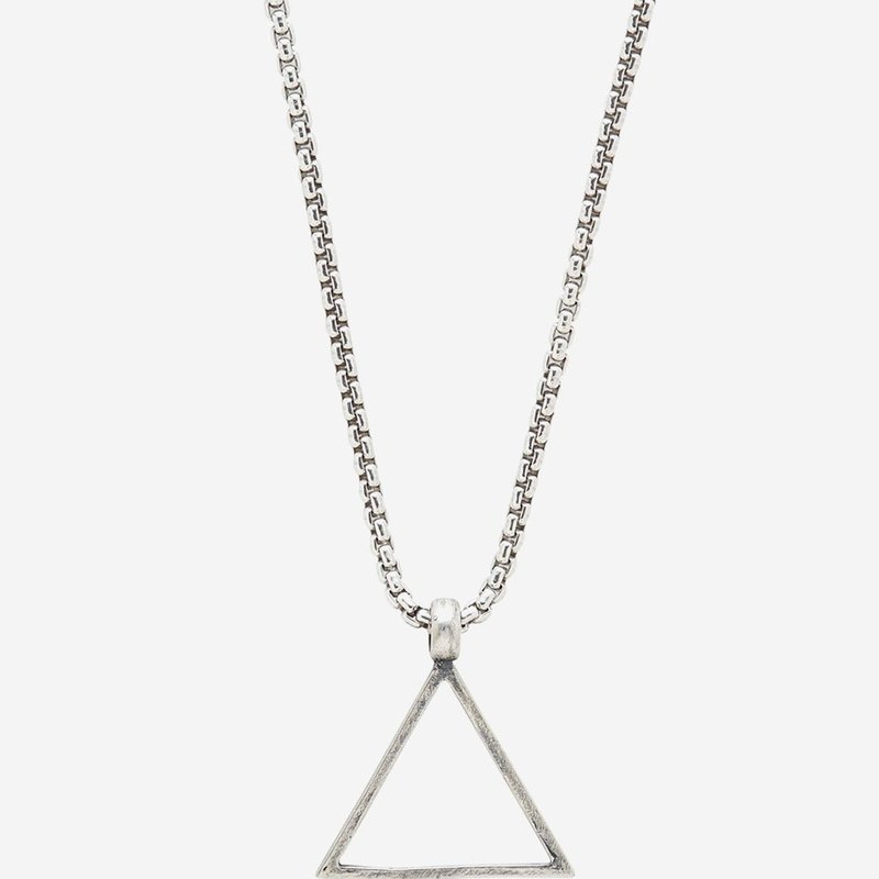Degs & Sal Sterling Silver Triangle Necklace