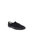 Adults Unisex Gusset Black Canvas Sneakers - Black