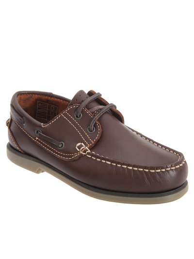 Dek Boys Moccasin Boat Shoes - Brown product