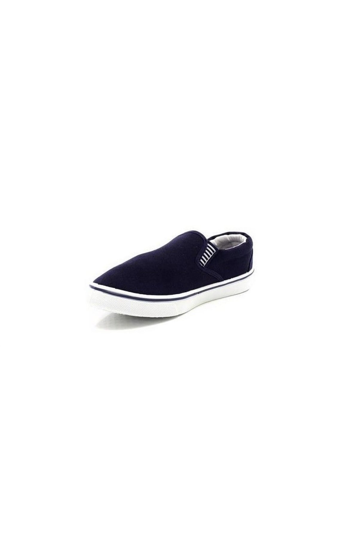 Dek Mens Gusset Casual Navy Blue Canvas Yachting Shoes 7 Sizes 7-13 DF627 
