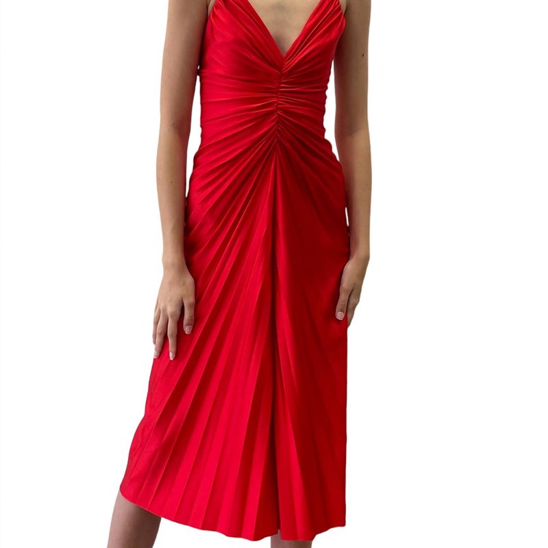Shop Delfi Collective Marylin Dress In Red