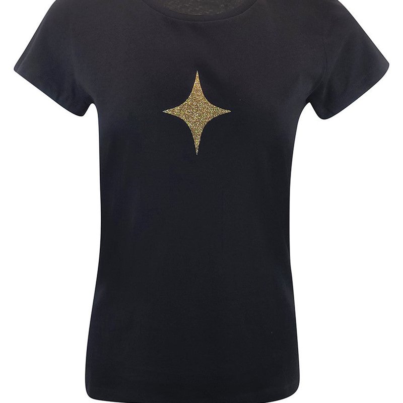 Designing Hollywood Cotton Black Star Lady T Shirt