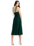 Bustier Crepe Midi Dress with Adjustable Bow Straps - 3069