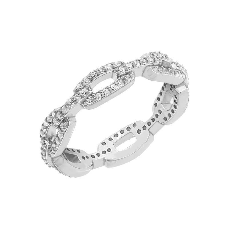Diamonbliss Pave-linked Ring In Grey
