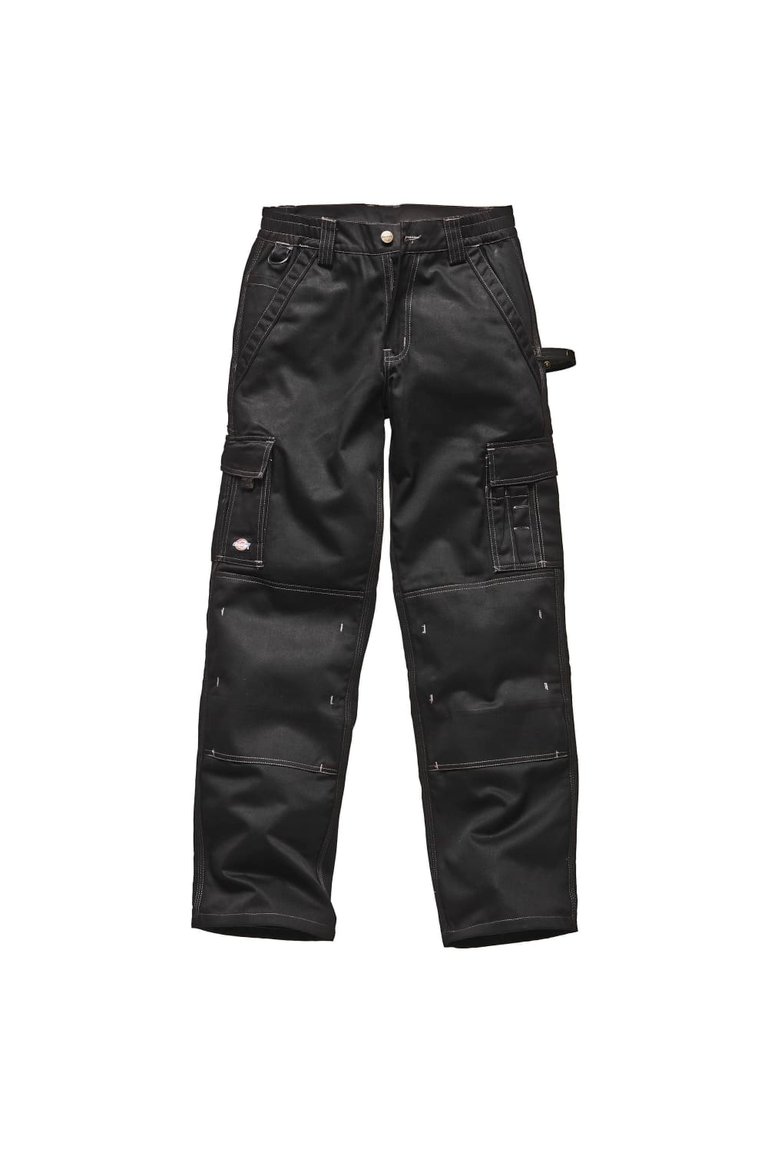 Dickies Mens Industry 300 Two-Tone Work Trousers (Regular And Tall) / Workwear (Black)