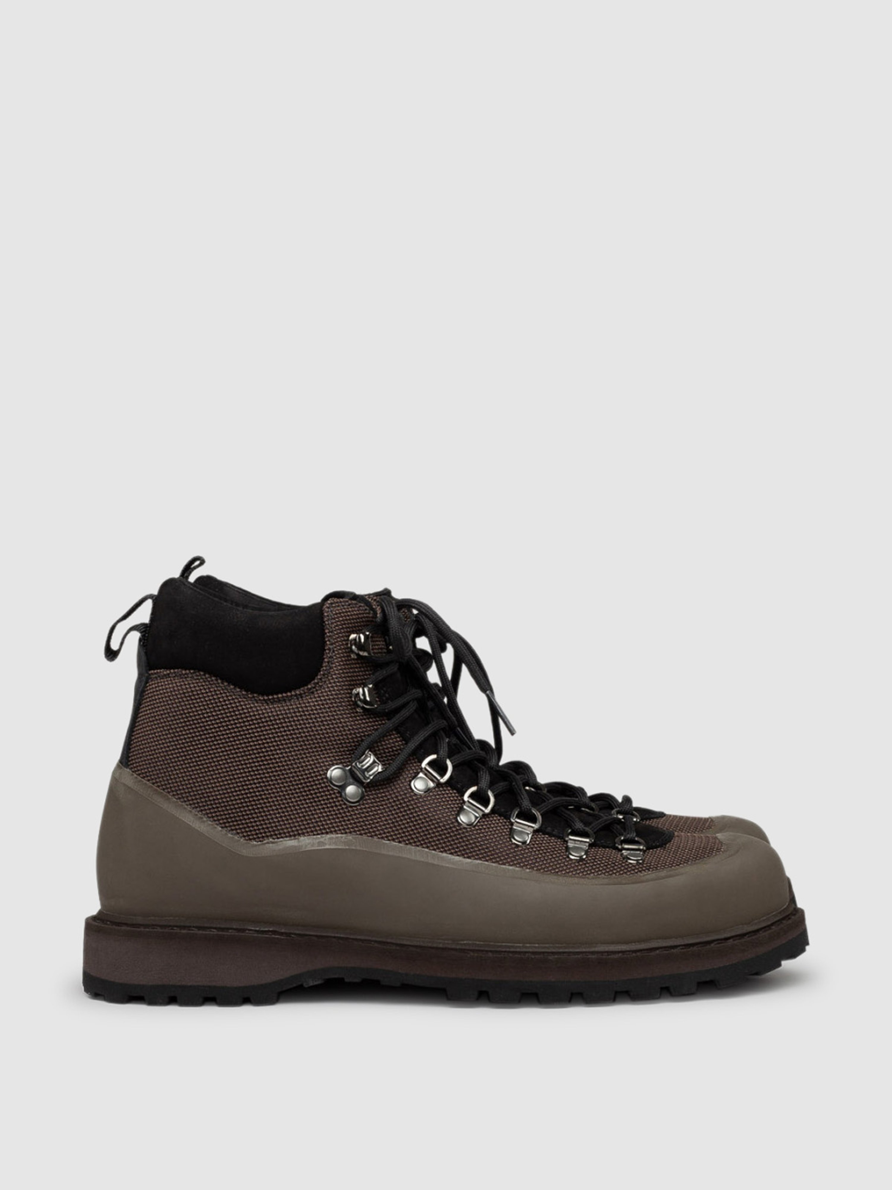 Diemme Roccia Vet Lace-up Boot In Brown Fabric