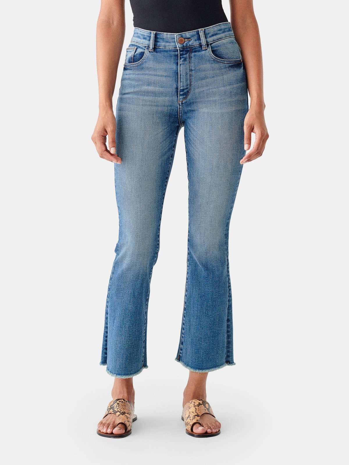 DL1961 Bridget Crop High Rise Bootcut Jean | Verishop