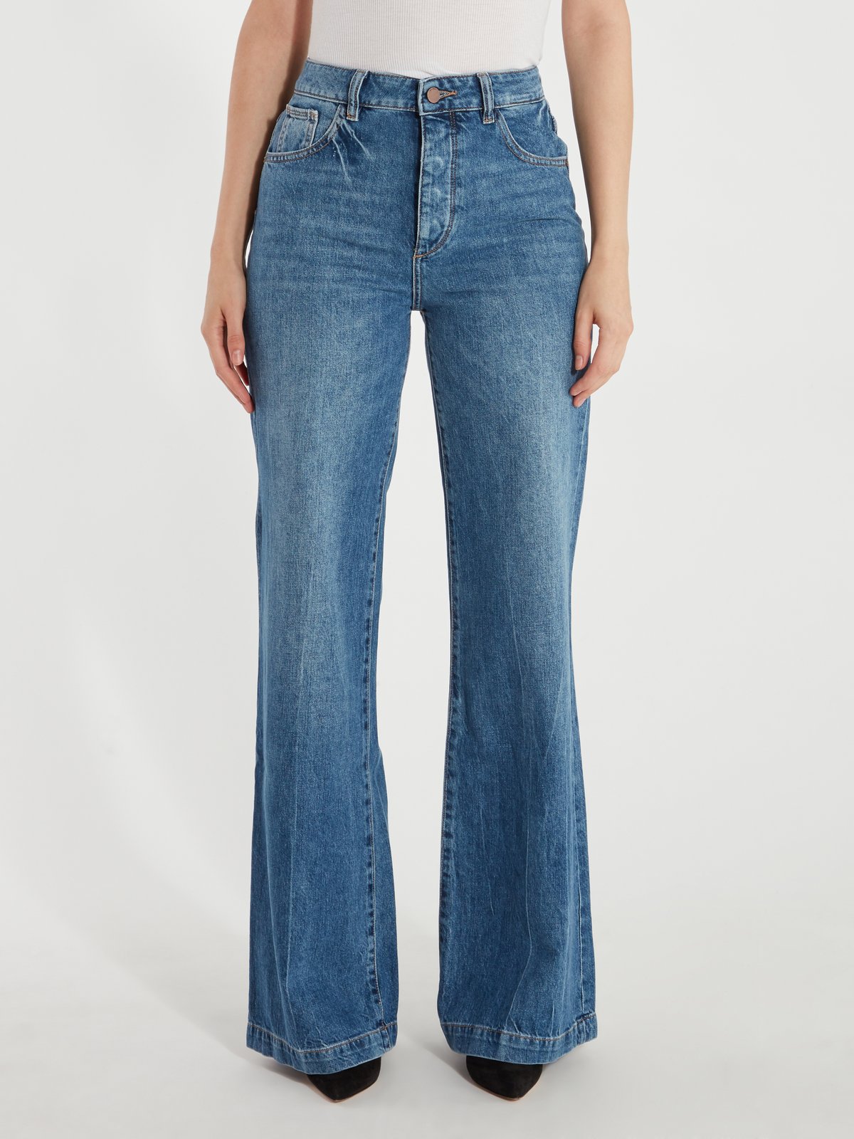 DL1961 Hepburn High Rise Wide Leg Jeans | Verishop