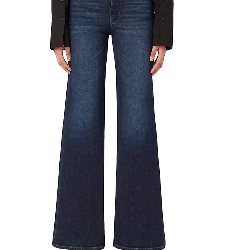 Shop Dl1961 Hepburn Wide Leg Jeans In Blue
